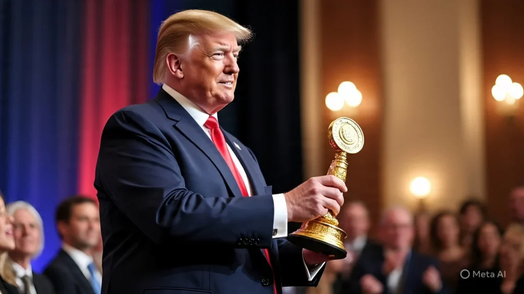 Trump Winning Noble Price