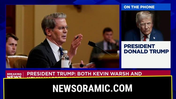 President Trump: Treasury Sec. Scott Bessent 'does not want' to be Fed chair, but 4 others in running