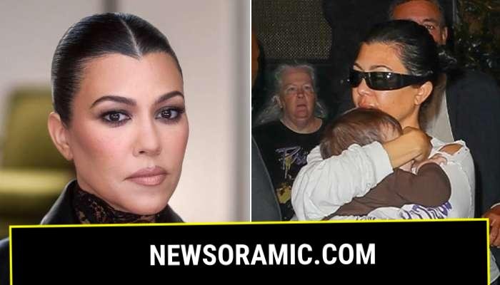 Kourtney is also mom to three kids from her previous relationship with Scott Disick