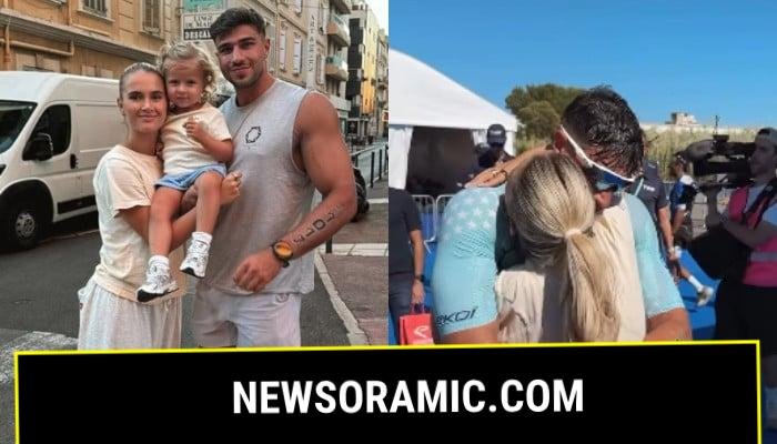 Molly Mae Hague gushes over Tommy Fury's 100km triathlon achievement
