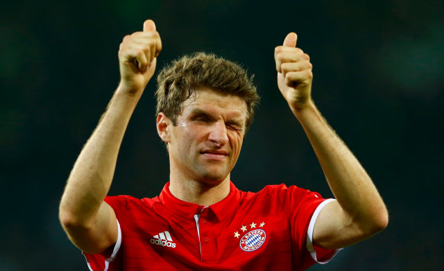 bayern munich 039 s thomas mueller reacts after the match against borussia moenchengladbach on march 19 2017 photo reuters