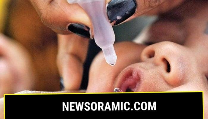 An infant is being administered anti-polio vaccine in Pakistan. — APP/File
