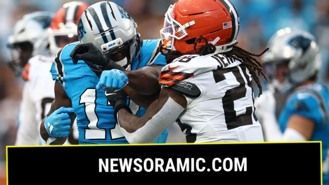 Panthers' Legette, Browns' Jenkins DQ'd for brawl