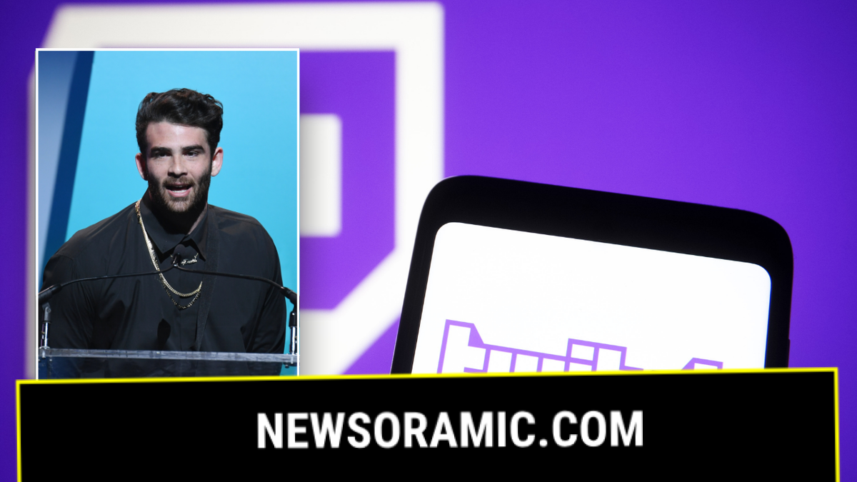 Split image of Hasan, Twitch logo