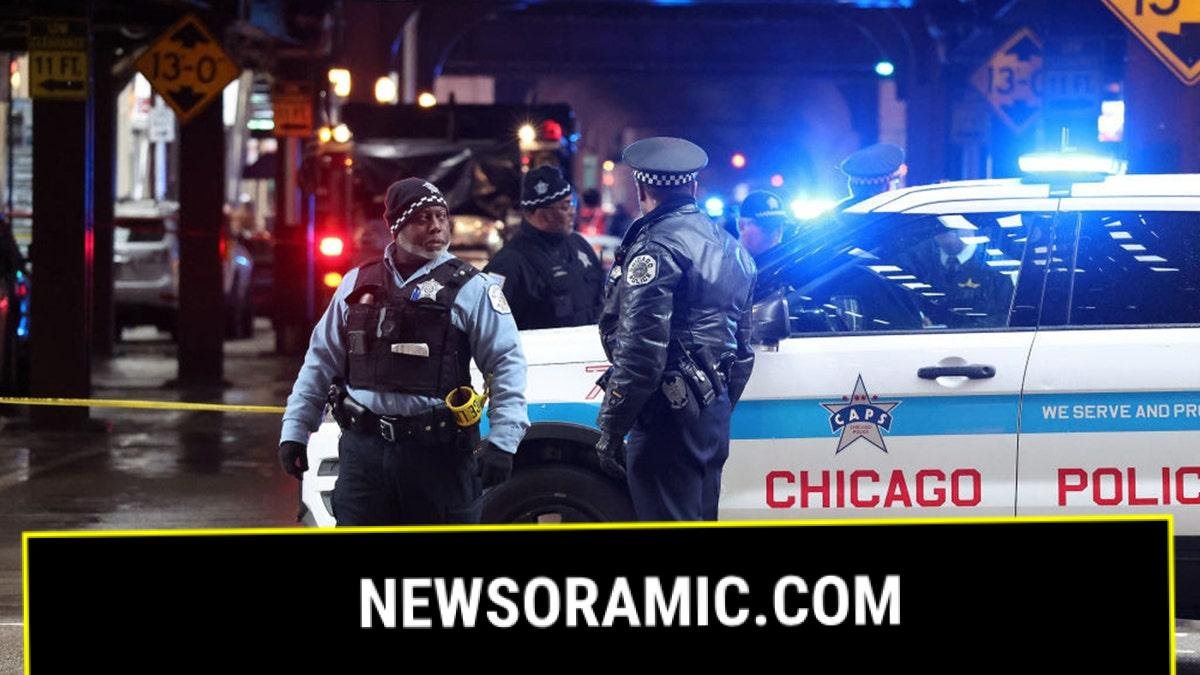 Chicago shooting police tape