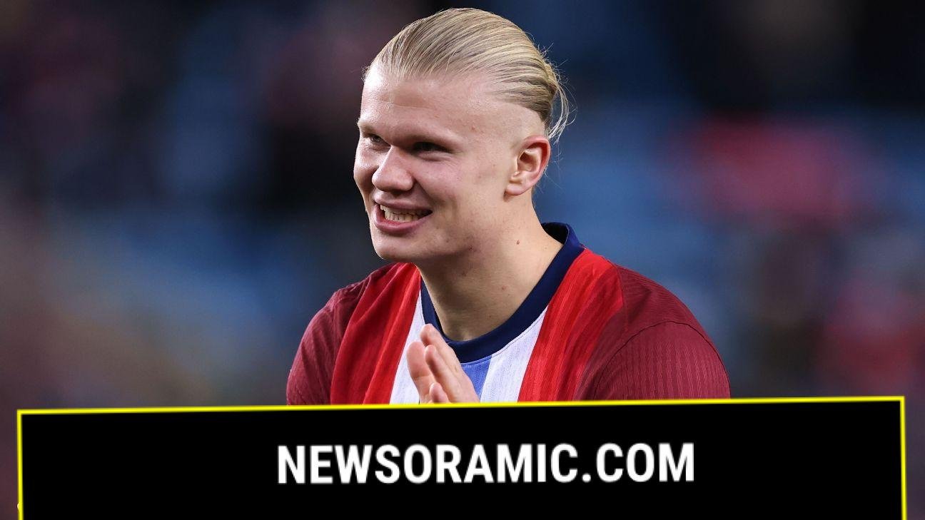 Haaland changes name on back of Norway shirt