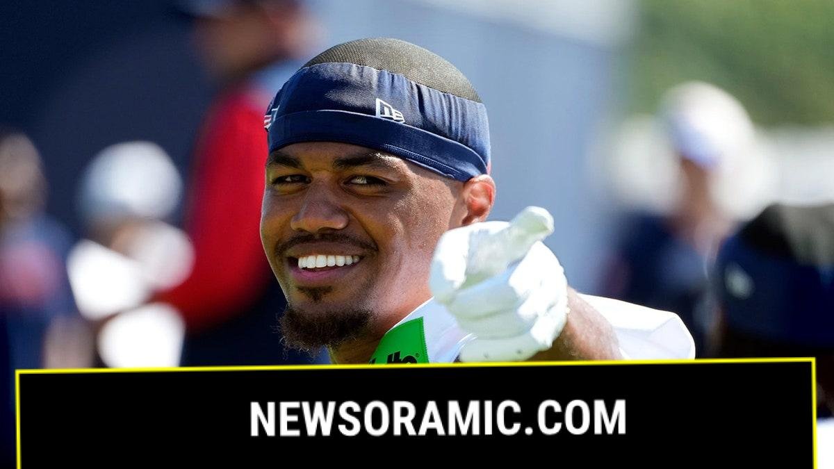 Kendrick Bourne at a New England Patriots practice