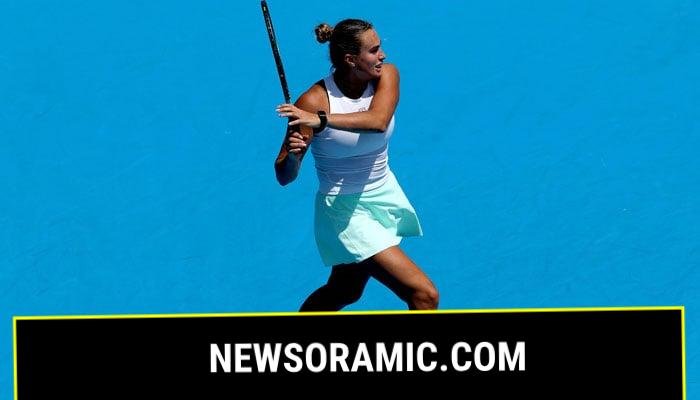 Aryna Sabalenka returns a shot to Elena Rybakina of Kazakhstan during the Cincinnati Open at Lindner Family Tennis Center on August 14, 2025 in Mason, Ohio. — AFP