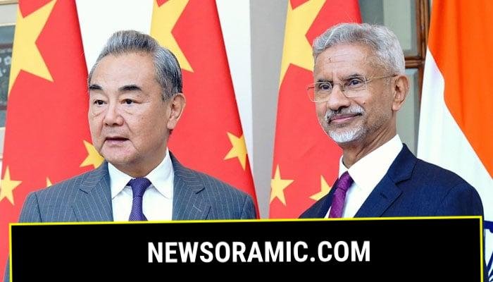 Chinese Foreign Minister Wang Yi (left) along with Indian Foreign Minister Subrahmanyam Jaishankar. — X@DrSJaishankar/File