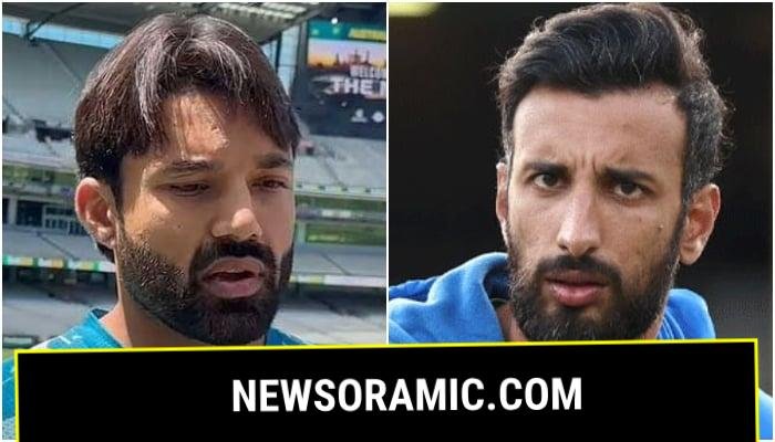 Pakistan ODI skipper Mohammad Rizwan (left) and Test captain Shan Masood. — AFP/ YouTube/Pakistan Cricket/screengrab