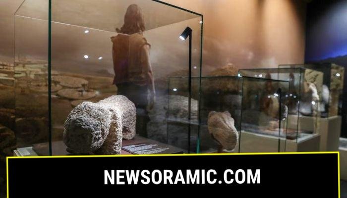 Animal sculptures, discovered at the Karahan Tepe archaeological site, are on display at the Golden Age of Archaeology exhibition at the Presidential Complex Exhibition Hall in Ankara, Turkey, August 21, 2025. — Reuters