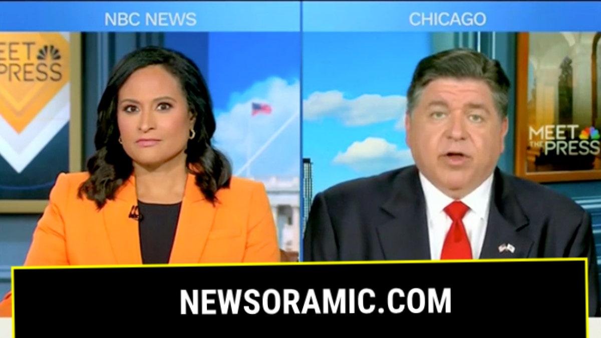 Kristen Welker and JB Pritzker