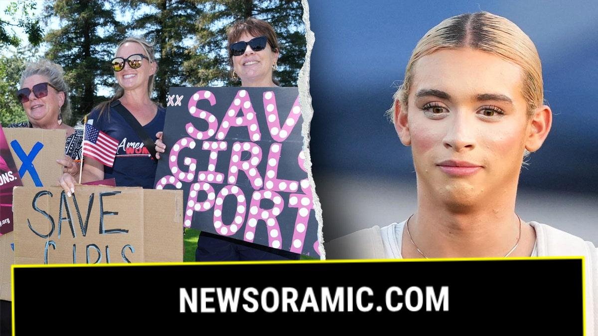 'Save Girls Sports' protestors and trans athlete AB Hernandez