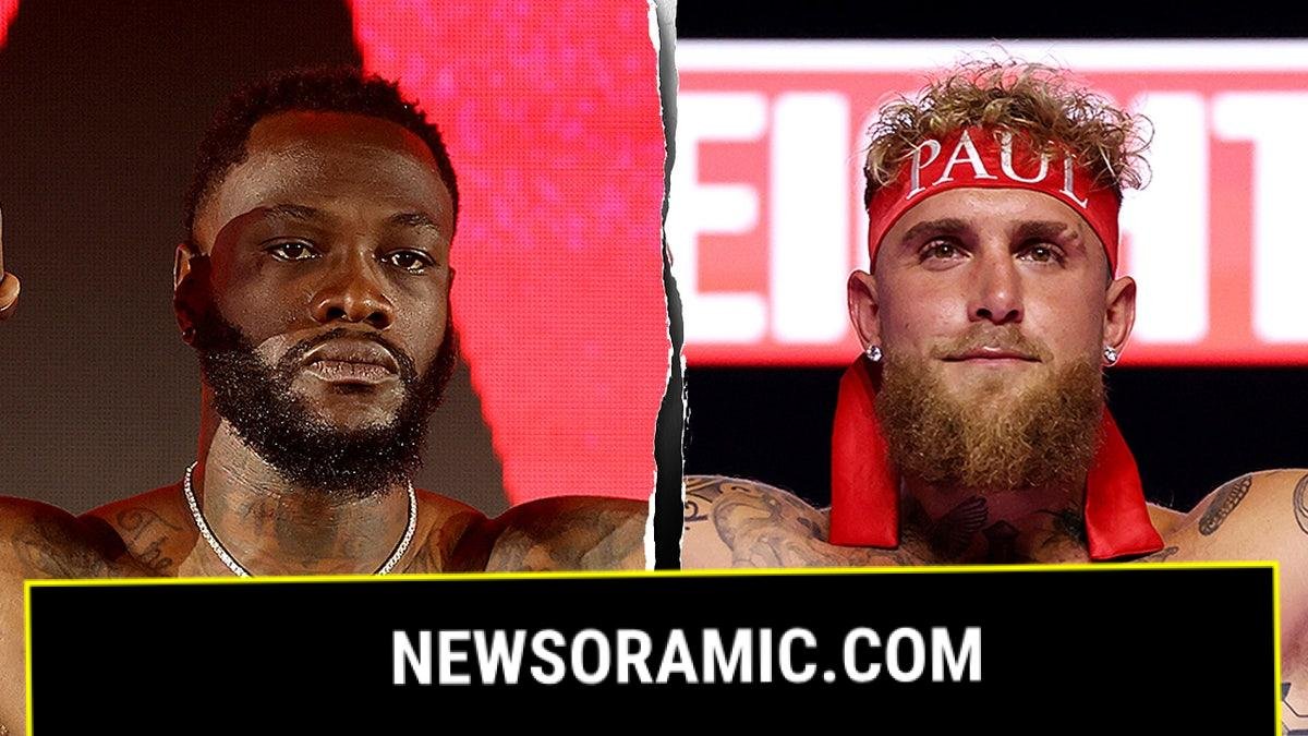 Deontay Wilder and Jake Paul