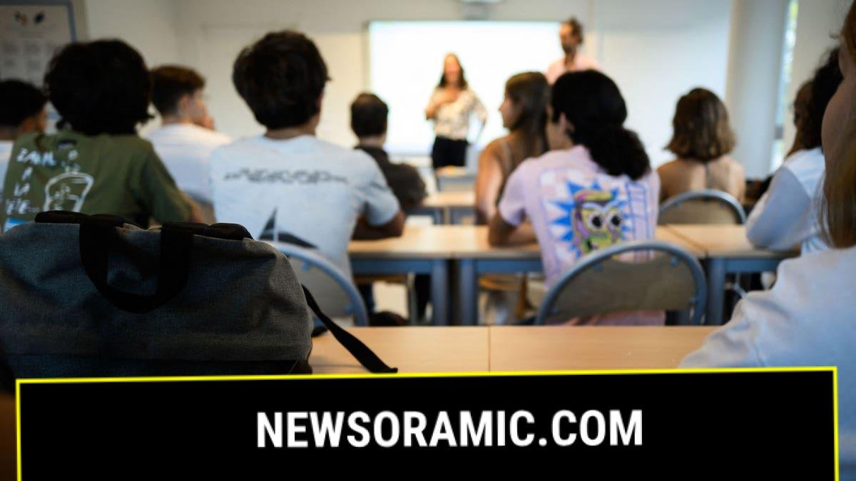 Students in a classroom