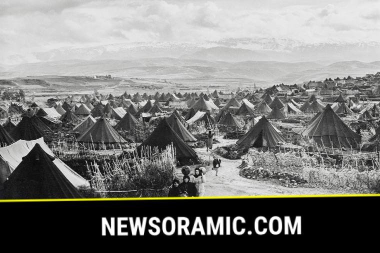 Palestinian Refugee Camp near Tripoli, Lebanon 1955