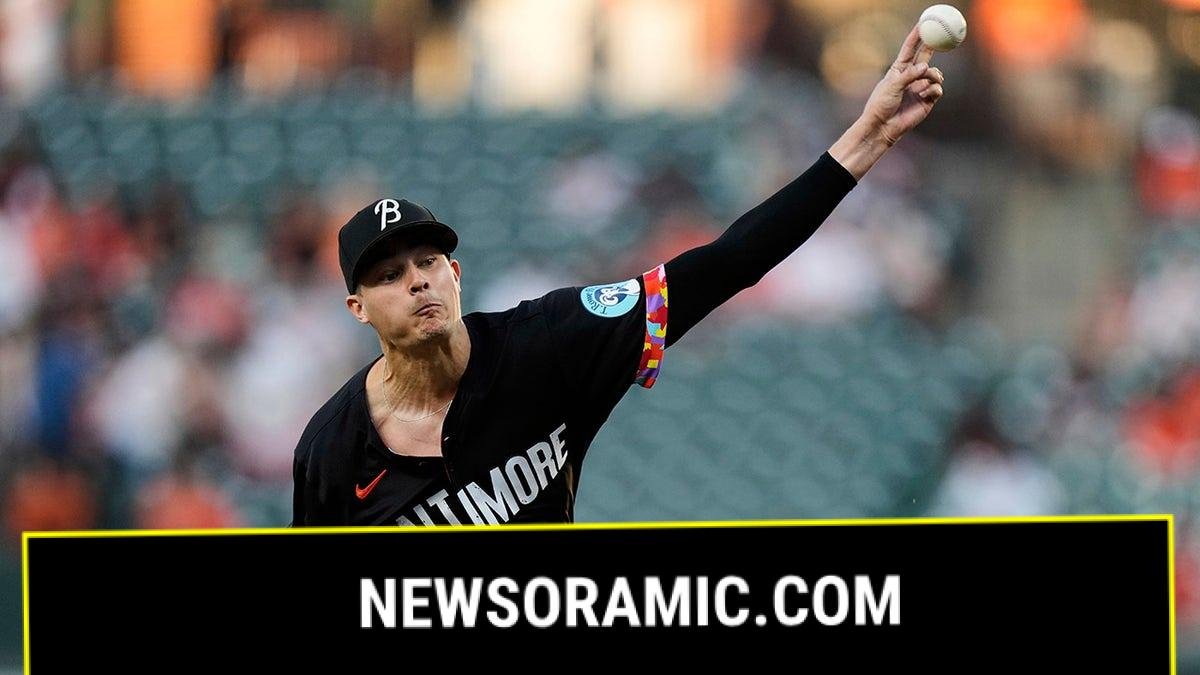 Cade Povich on the mound