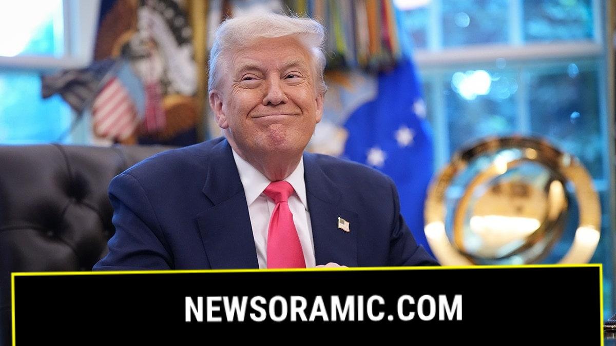 President Trump smiling