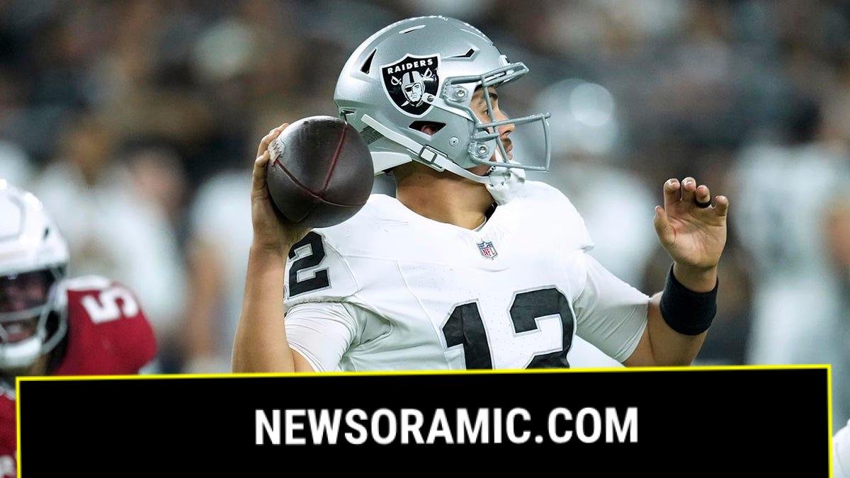 Aidan O'Connell looks to throw