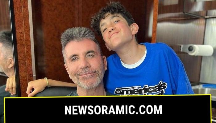 Simon Cowell shares picture with son