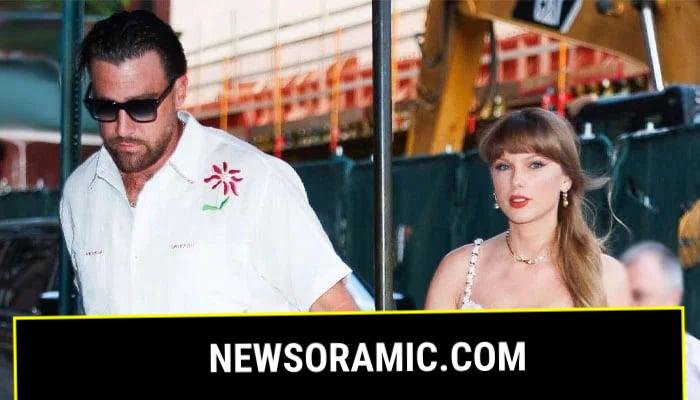 Travis Kelce and fiancée Taylor Swift seem to recreate an iconic moment