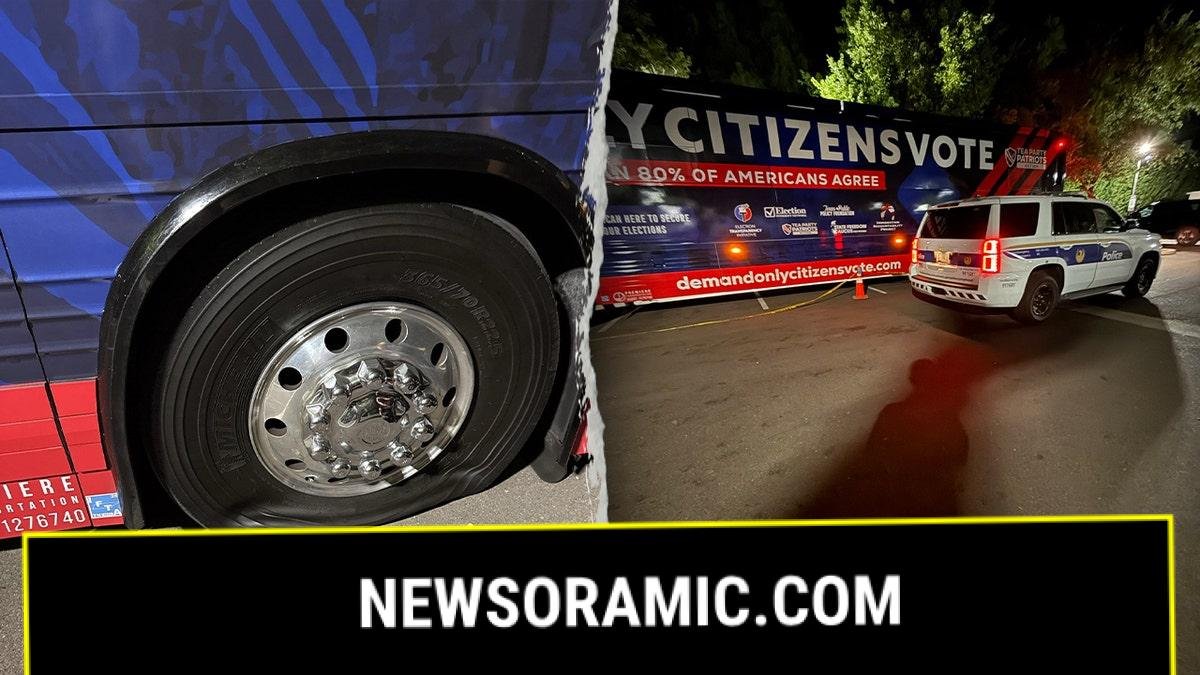Tea Party bus vandalized