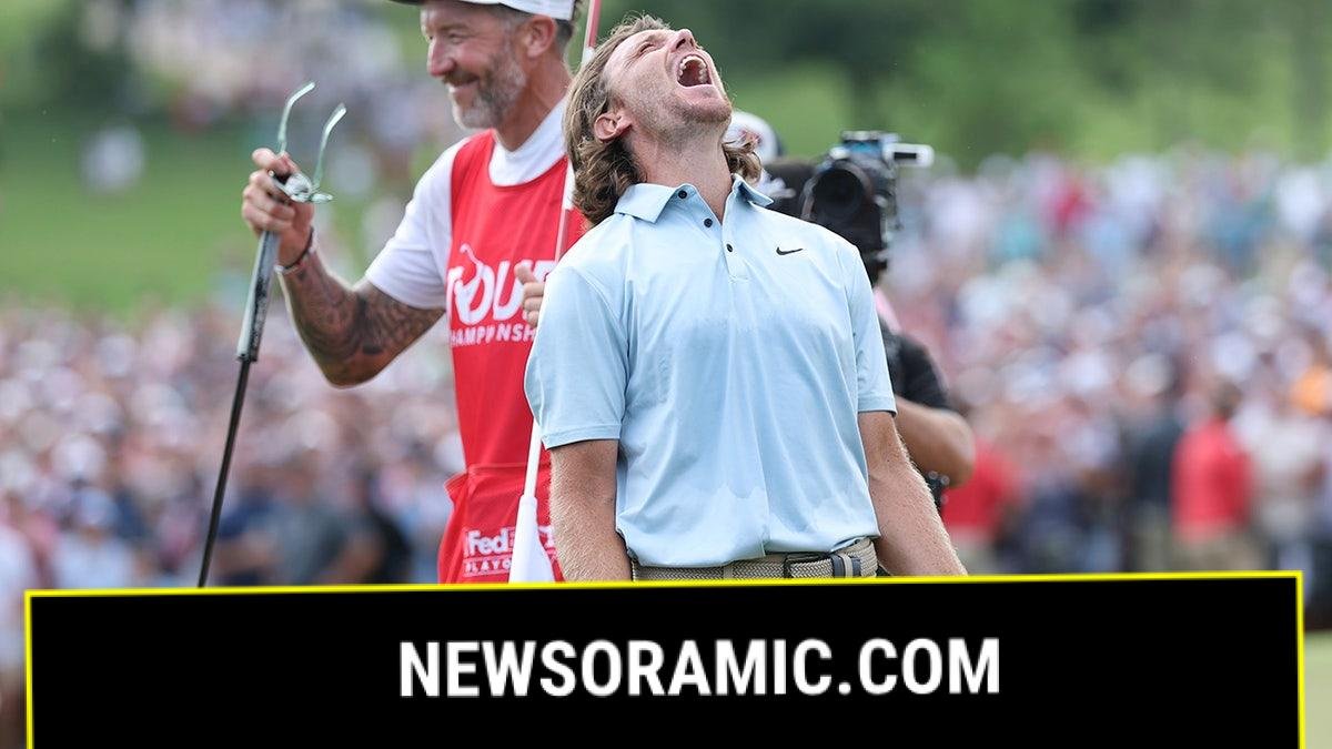 Tommy Fleetwood celebrates win