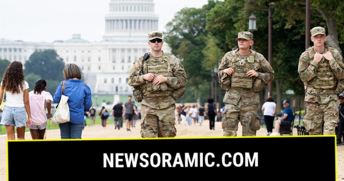 Trump meets with law enforcement and National Guard troops in D.C. to thank them for anti-crime efforts