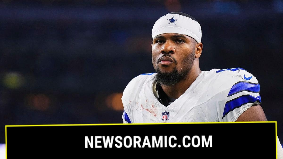 Micah Parsons walks towards the locker room