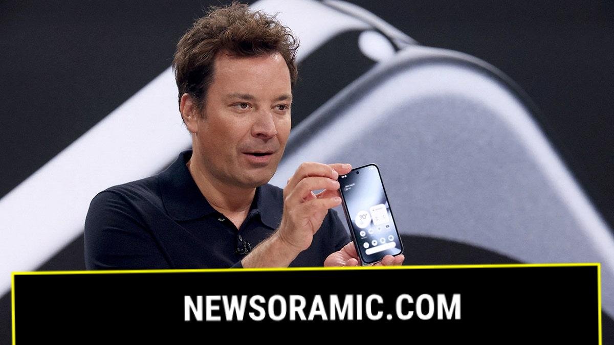 Jimmy Fallon seen at Google Pixel event
