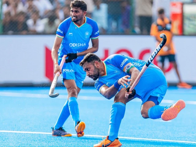 stunning grip india edged past china in their opening match photo asian hockey federation