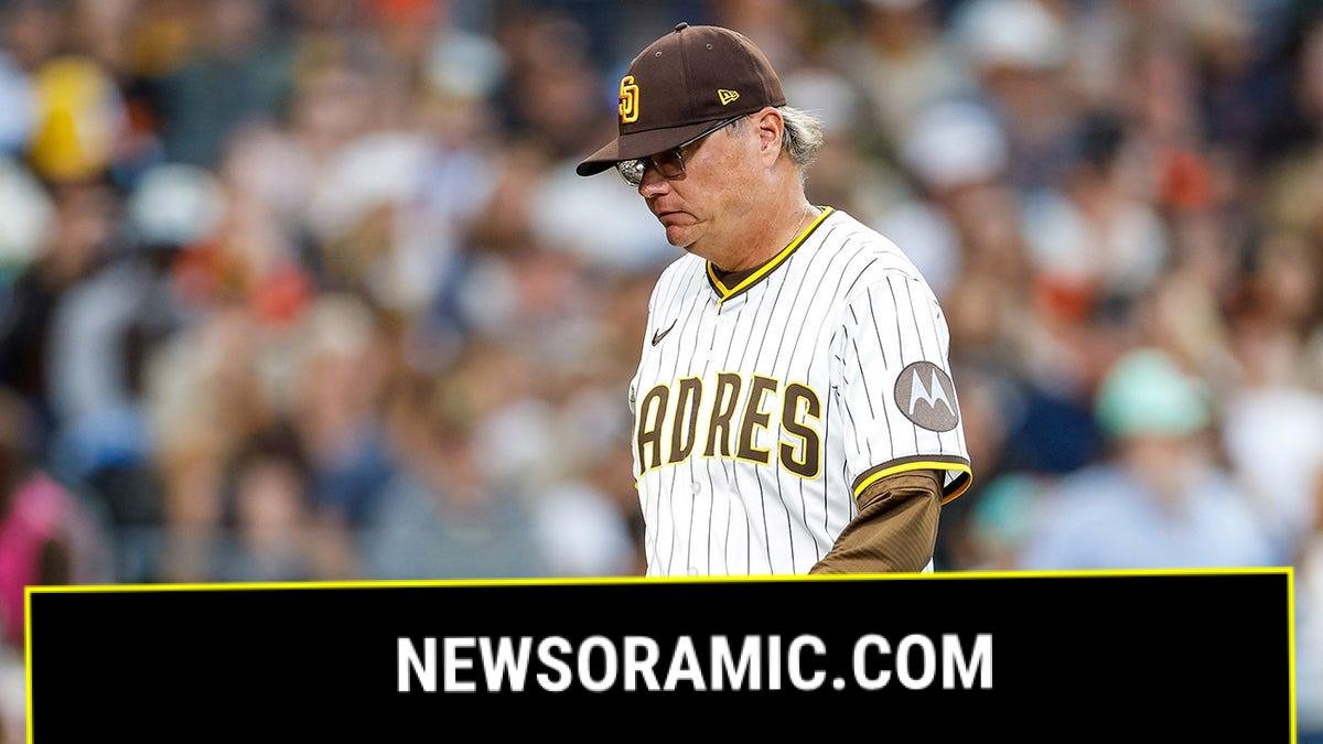 Mike Shildt walks off field