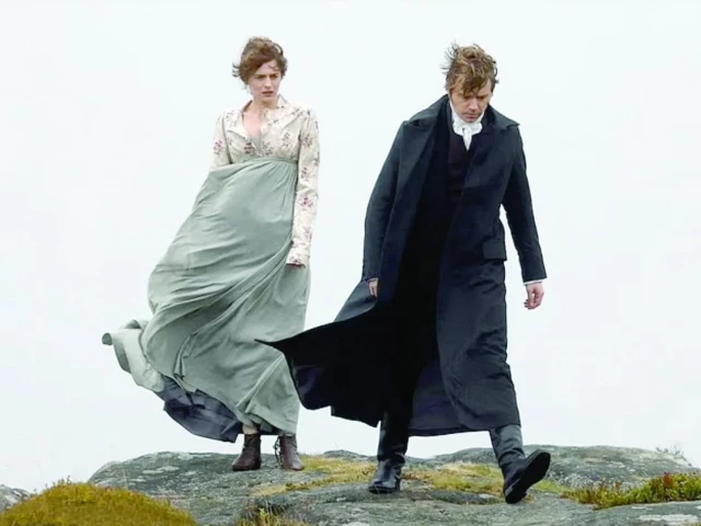 emma corrin and jack lowden filming a scene in pride and prejudice photo express instagram jacklowden fans