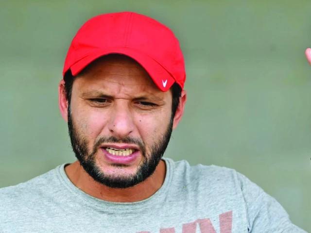 pakistan great shahid afridi expressed his disappointment over the exclusion of former captain babar azam photo afp file