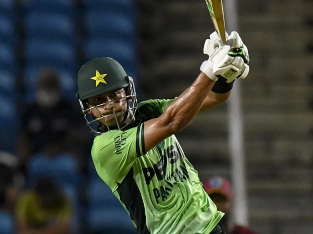 batter hassan nawaz was in action during the odi series against west indies