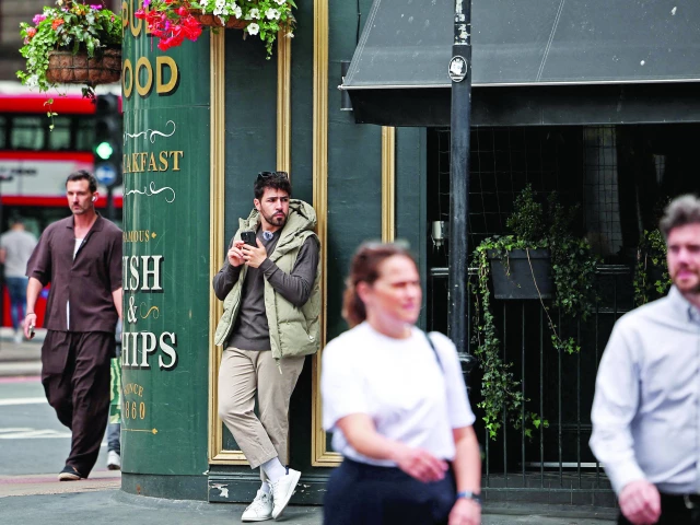 diego galdino on the hunt for pickpockets on a street in london photo afp