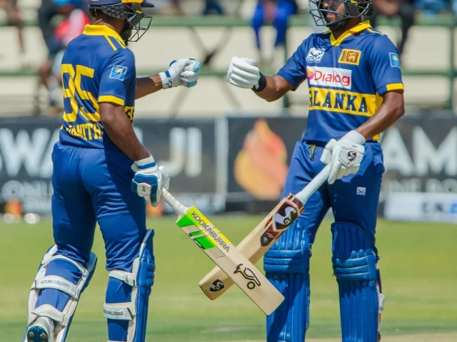 janith liyanage and kamindu mendis put on 137 off just 83 balls photo zimbabwe cricket