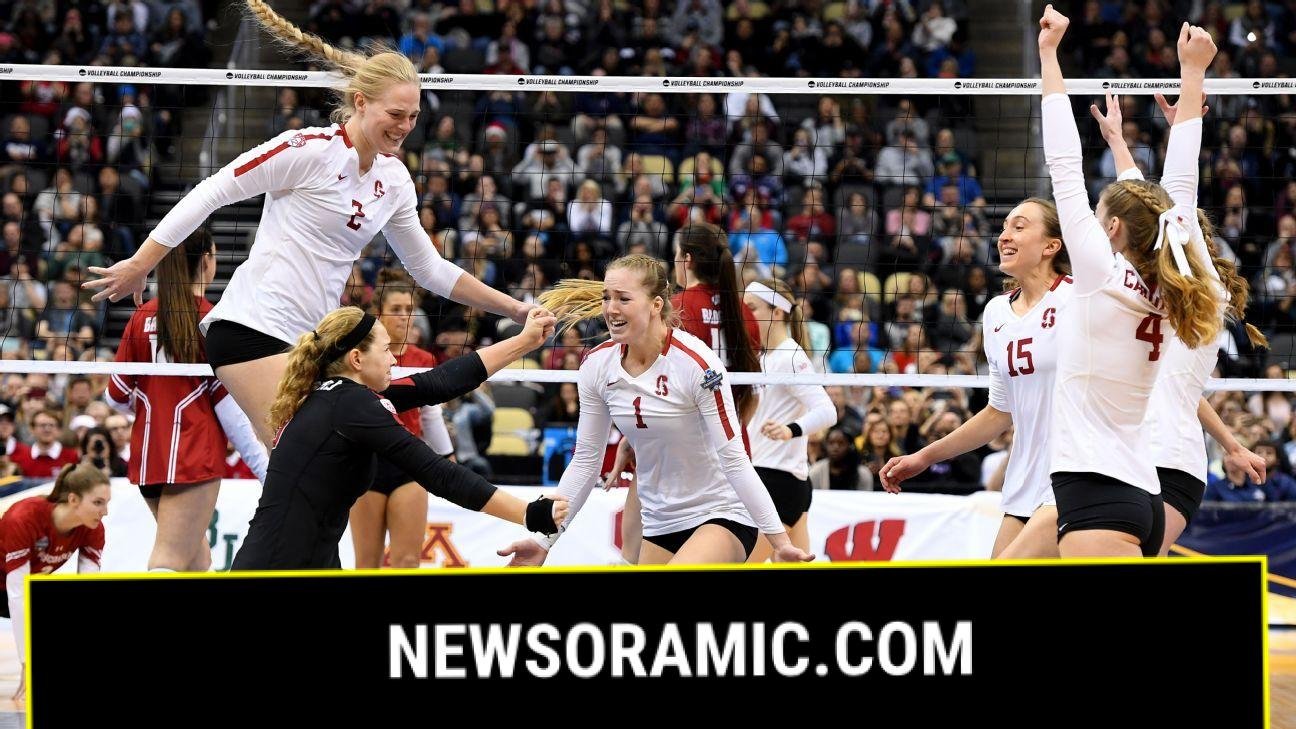 NCAA volleyball: How to watch Stanford-Texas, Illinois-Louisville