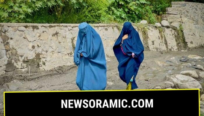 Afghan women in burqas walk towards a safer place after their house was damaged following a deadly magnitude 6 earthquake that struck Afghanistan on Sunday, at Lulam village, in Nurgal district, Kunar province, Afghanistan, September 3. — Reuters