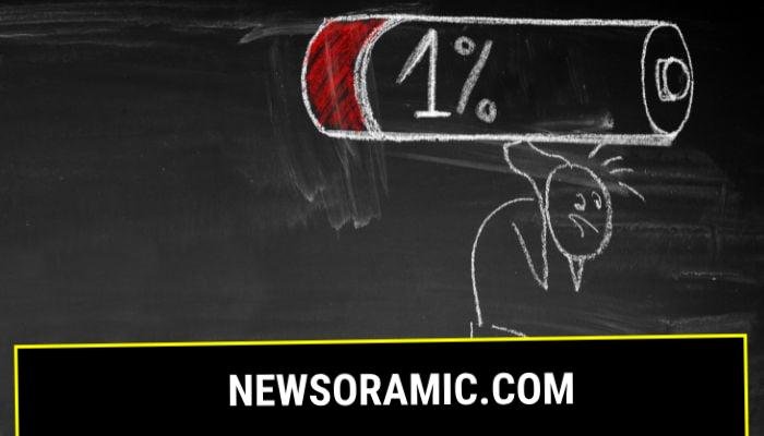 A representational image of a stick figure burdened by lack of energy and confidence. — Canva