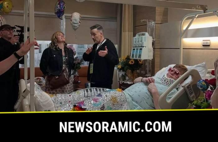 Elton John worries fans with bedridden photos