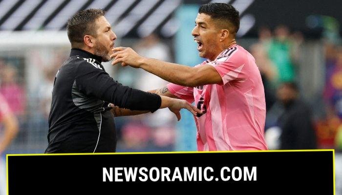 Luis Suarez of Inter Miami CF argues after the Leagues Cup Final match between Seattle Sounders and Inter Miami CF at Lumen Field on August 31, 2025 in Seattle, Washington, US. — AFP