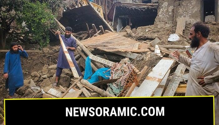 Afghan men search for their belongings amidst the rubble of a collapsed house after a deadly magnitude-6 earthquake that struck Afghanistan around midnight, in Dara Mazar, in Kunar province, Afghanistan, September 1, 2025. — Reuters