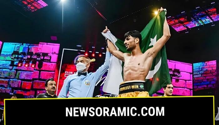 Pakistans professional boxer Shoaib Khan Zehri in this undated photos. — Instagram/@shoaibkhanzehriofficial