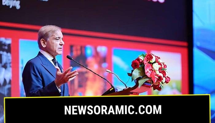 PM Shehbaz Sharif addresses the Second Pakistan-China B2B Investment Conference in Beijing, China, September 4, 2025. — PID