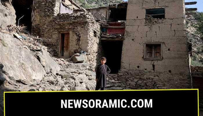 A boy stands in front of houses damaged by a deadly earthquake that struck Afghanistans Kunar and Nangarhar provinces, at Masud village in Nurgal district, Kunar province, Afghanistan, September 4, 2025. — Reuter