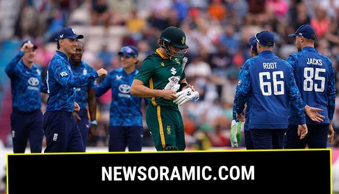 South Africas Tristan Stubbs walks after losing his wicket during the 3rd ODI against England at the The Ageas Bowl, Southampton, Britain - September 7, 2025. — Reuters