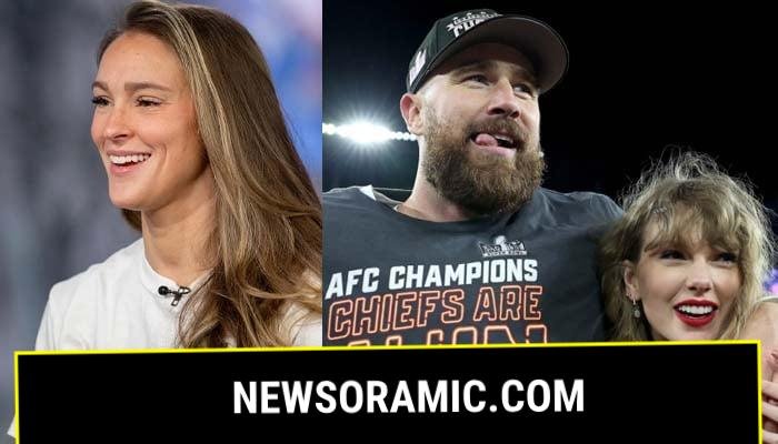 Kylie Kelce reveals why she stayed silent on Taylor Swifts engagement news