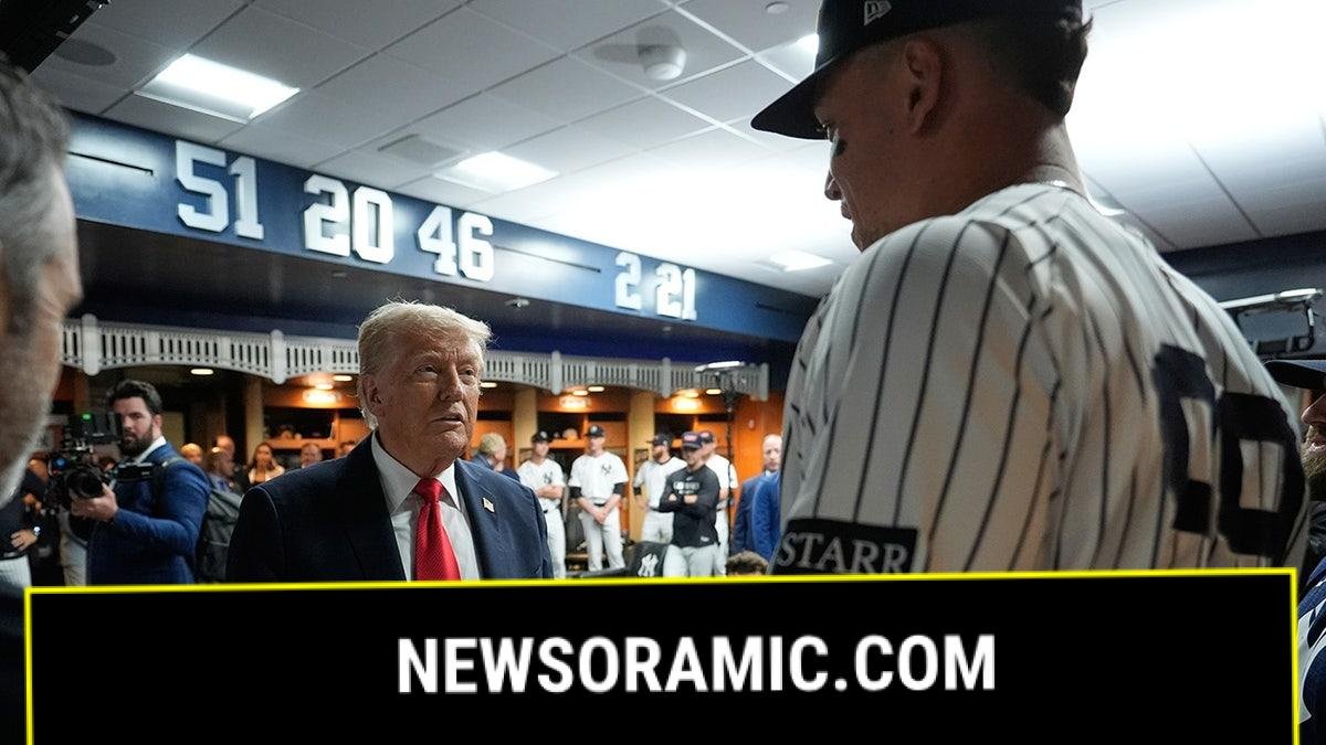Judge and Trump in locker room