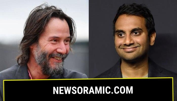 Aziz Ansari gushes over working with ‘mysterious’ Keanu Reeves